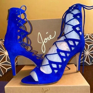 Joie Pumps size 9.5 blue Sandals Heels Stiletto